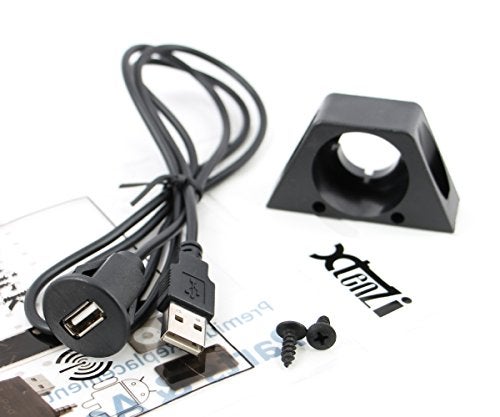 Xtenzi USB Extension Socket in Car Marine Dashboard Flush Mount Lead Cable Mounting Panel Charge and sync for Mobile/Tab, 1 Meter - Image 2