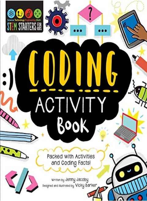 Stem Starters For Kids Coding Activity Book Packed With Activities And Coding Facts