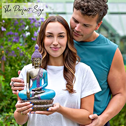 25DOL Buddha Statues for Home. 12.5" Buddha Statue (The Moment of Enlightenment). Collectibles and Figurines, Meditation Decor, Spiritual Living Room Decor, Yoga Zen Decor, Hindu and East Asian Décor - Image 3