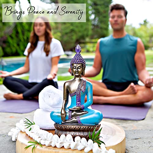 25DOL Buddha Statues for Home. 12.5" Buddha Statue (The Moment of Enlightenment). Collectibles and Figurines, Meditation Decor, Spiritual Living Room Decor, Yoga Zen Decor, Hindu and East Asian Décor - Image 4