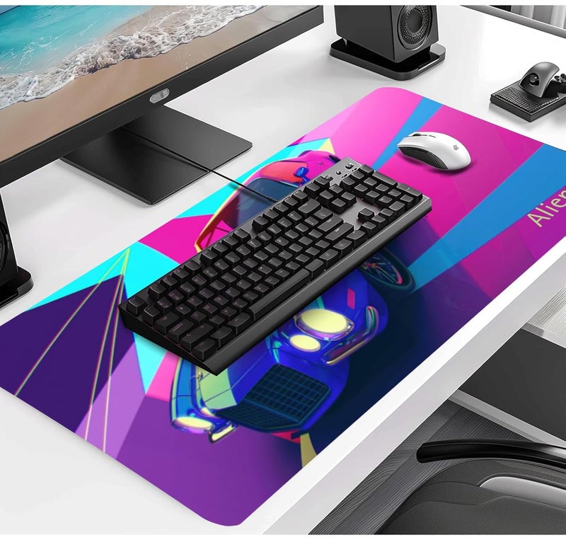 Aliens Extended Gaming Mouse Pad Desk Mat for Computer, Laptop, Keyboard, Smooth Cloth Surface, Nonslip Rubber Base, Compatible with Laser and Optical Mouse, Office, Home 580x280mm (EXT-52) - Image 3