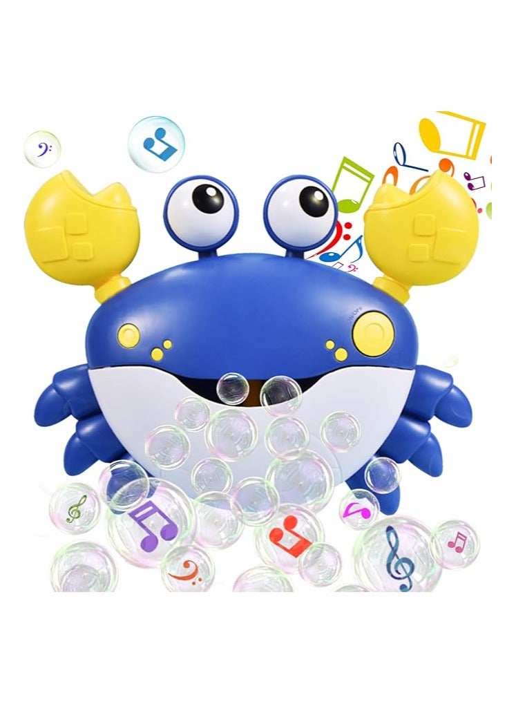 Crab Bath Bubble Maker for Bathtub, Baby Bath Toys for Toddlers 1-3, Bubble Machine for Babies, Bath Tub Toys Infants 3-6-12-18 Months, Boy Girl Bath Time Kids Shower Foam Toys Age 1-2-3-4-5-8 - Image 1