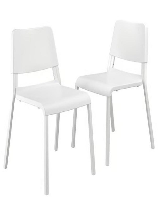 Generic Chair, white, 2 pieces 