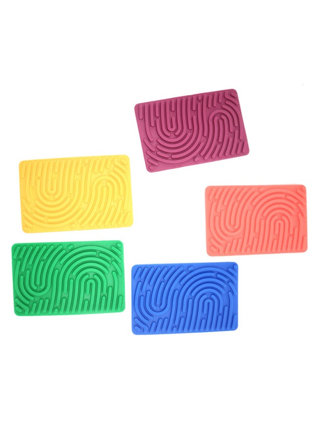 Sensory Activity Board Silicone Sensory Activity Board Silicone Children's Puzzle Decompression Toy-Color:Sensory Board-love Shape 【opp Bag/120pcs】 - Image 3