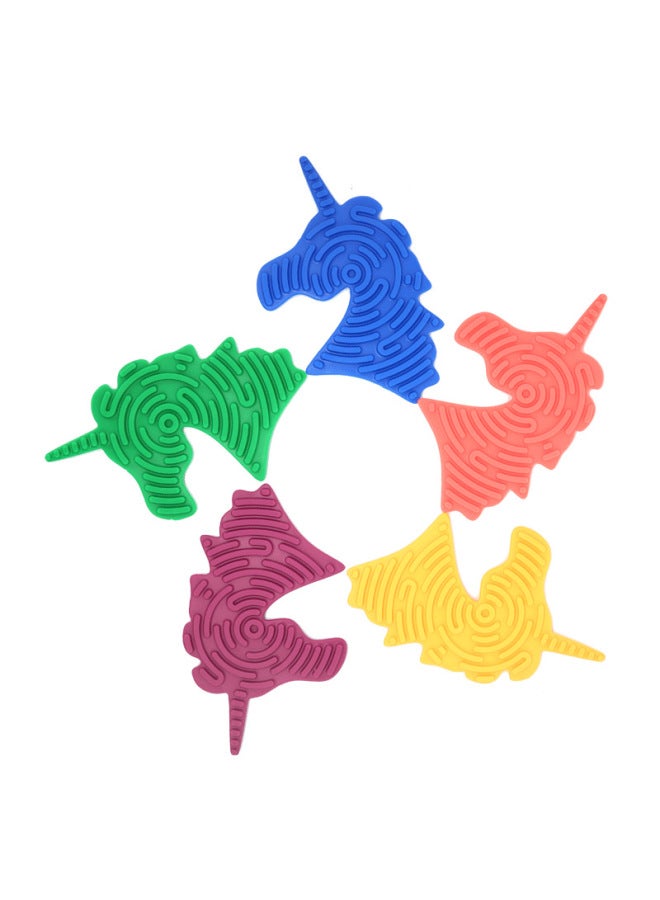 Sensory Activity Board Silicone Sensory Activity Board Silicone Children's Puzzle Decompression Toy-Color:Sensory Board-love Shape 【opp Bag/120pcs】 - Image 5