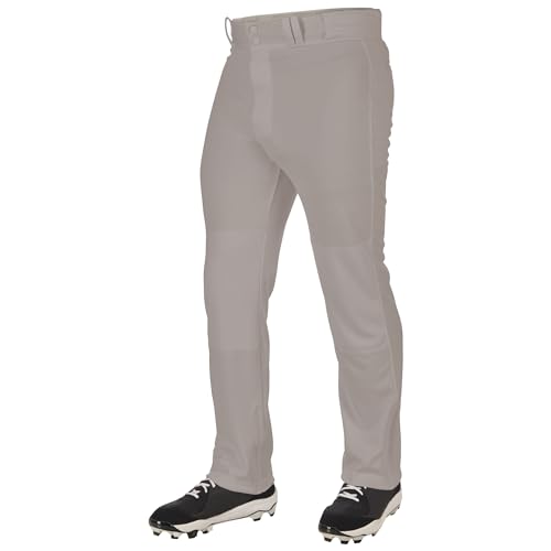 Champro Triple Crown 20 Open Bottom Baseball Pants Youth Small Grey - Image 1