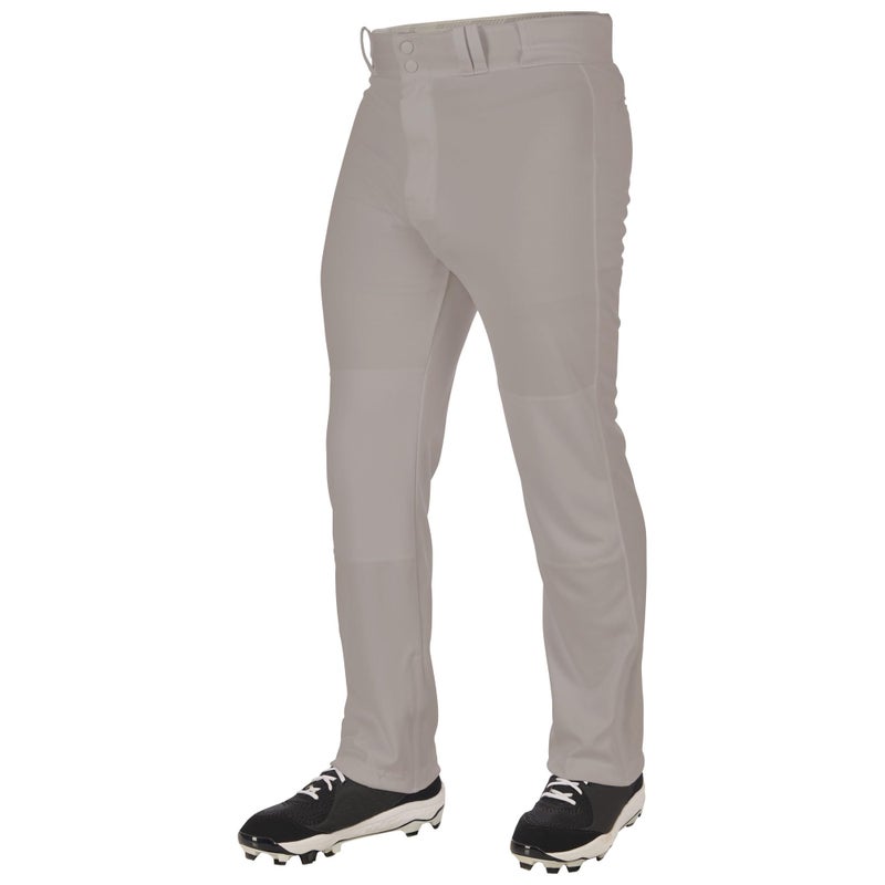 Champro Triple Crown 20 Open Bottom Baseball Pants Youth Small Grey - Image 2
