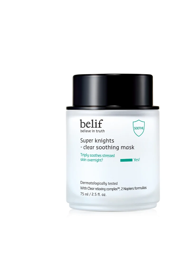 THE FACE SHOP belif Super knights - clear soothing mask 75 ml