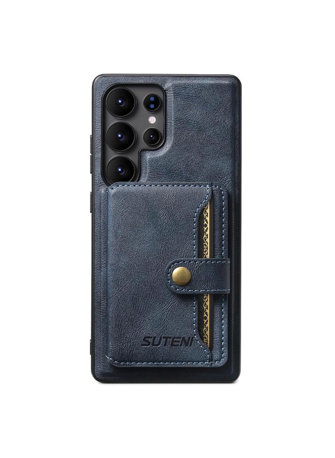 Suteni Case For Samsung Galaxy S25 Ultra 5G M4 Magnetic Card Bag MagSafe Leather Phone Case - Image 1