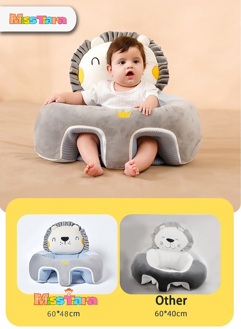 مس تيارا صوفا الطفل، دعم جالسة الطفل صوفا المقعد، رئيس تعليم الأطفال حماية النسيج البلوري القابل للتنفس، تعبئة ريش القطن، هدية الطفل المثالي لتعلم الجلوس - Image 2