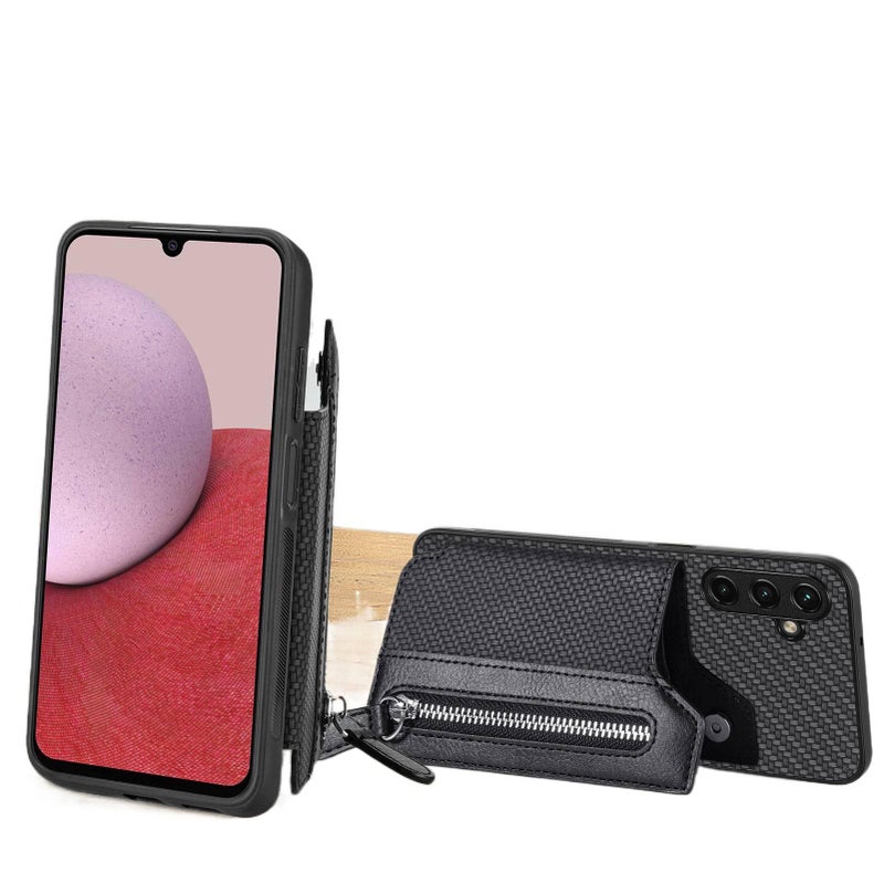 Protective Case | Card Holder | Drop Protection | Black | Shockproof Cover for Samsung Galaxy A53 - Image 4