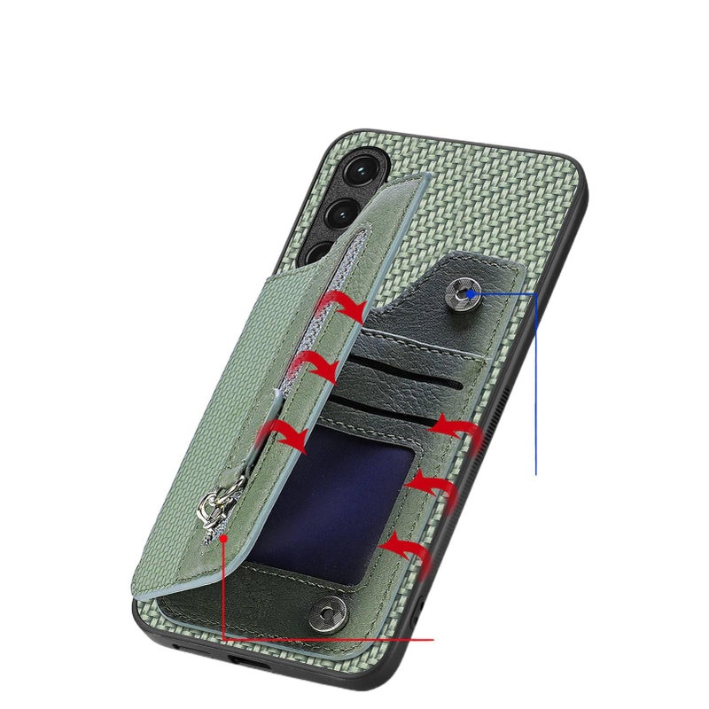 Protective Case | Card Holder | Drop Protection | Black | Shockproof Cover for Samsung Galaxy A53 - Image 5