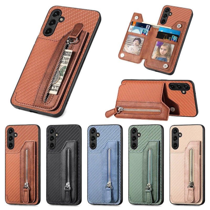 Protective Case | Card Holder | Drop Protection | Black | Shockproof Cover for Samsung Galaxy A53 - Image 2