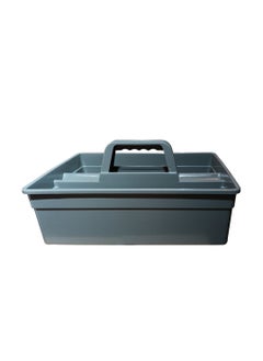 LACOT GENERAL TRADING LLC Large Stackable Plastic Cleaning Caddy Basket – Commercial Quality Tool Organizer with Handle and Compartments  - Image 1