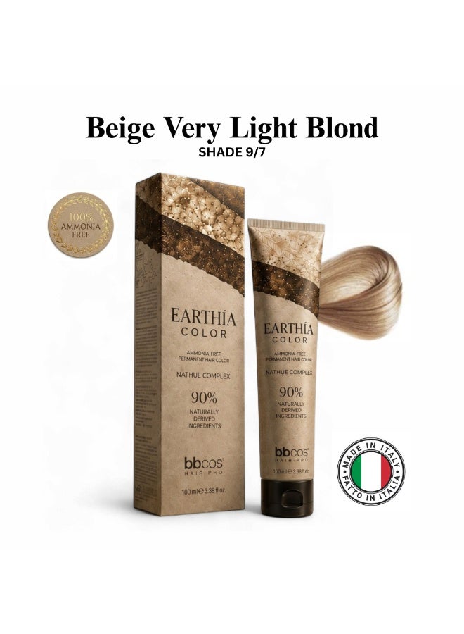 bbcos Earthia Hair Color 100ml 9.7 - Image 1