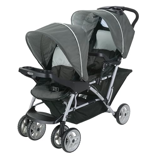 GRACO Graco DuoGlider Double Stroller Lightweight Double Stroller with Tandem Seating Glacier