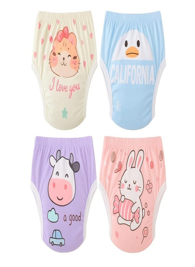 Dharmnirdosh Baby Diaper Pants/Potty Training Panties,Padded Underwear | Soft, Washable & Reusable Cotton Nappies for Boys & Girls | Breathable Multi Pattern Design | Multicolor | (2, Multicolor, 2-3 Y) - Image 5