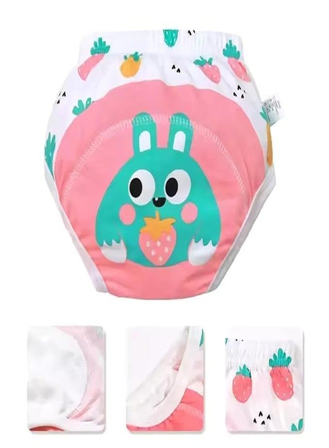 Dharmnirdosh Baby Diaper Pants/Potty Training Panties,Padded Underwear | Soft, Washable & Reusable Cotton Nappies for Boys & Girls | Breathable Multi Pattern Design | Multicolor | (2, Multicolor, 2-3 Y) - Image 3