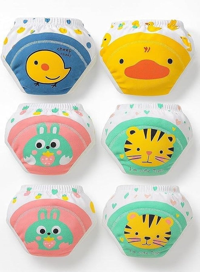 Dharmnirdosh Baby Diaper Pants/Potty Training Panties,Padded Underwear | Soft, Washable & Reusable Cotton Nappies for Boys & Girls | Breathable Multi Pattern Design | Multicolor | (2, Multicolor, 2-3 Y) - Image 4