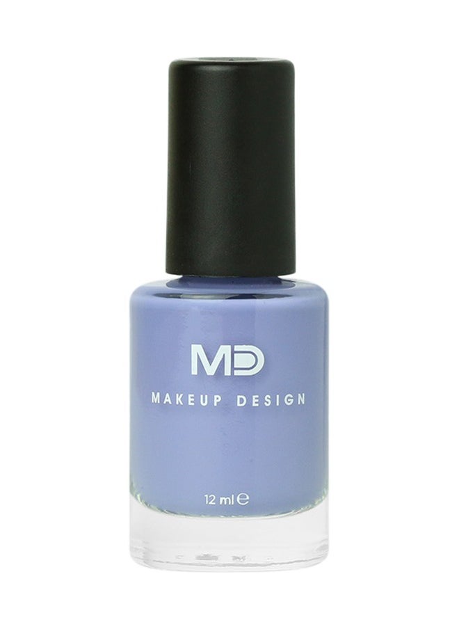 MD MAKE UP DESIGN MD European Nail Polish LEVANDER, Dark Blue 271, 12 ml 