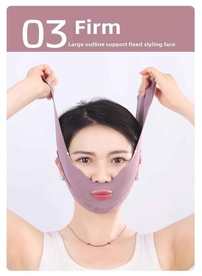 Facial Slimming Strap, Purple - Image 4