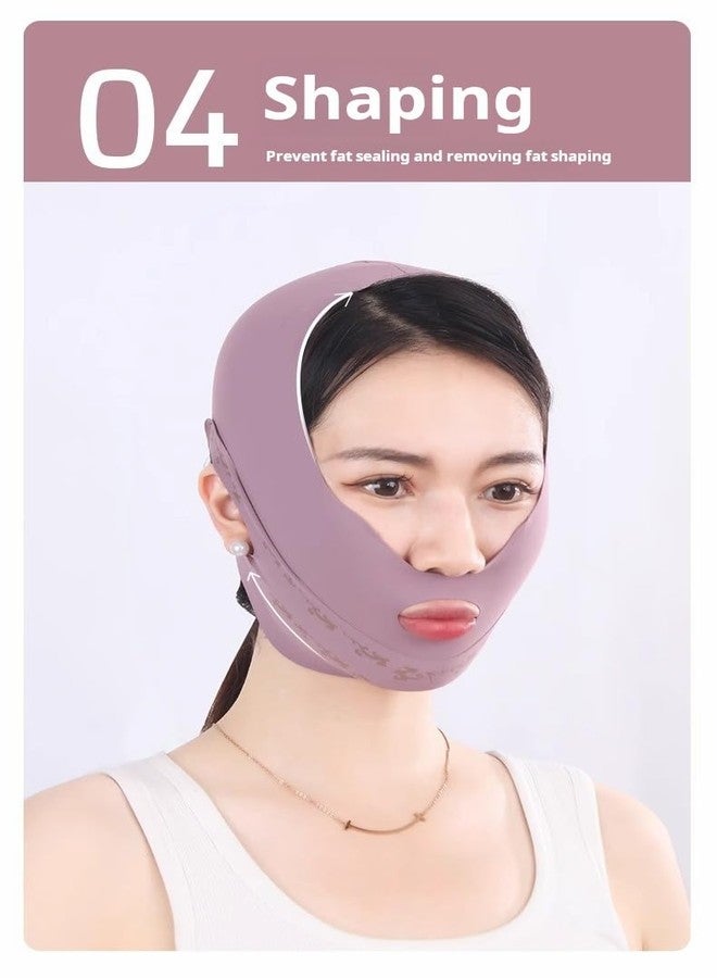 Facial Slimming Strap, Purple - Image 5