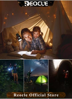 REOCLE Rechargeable LED Flashlights Powerful Torch with High Lumens & High Power & 5 Modes & IPX7 Waterproof & Long Lasting Powerful Handheld Flashlight for Camping Emergencies  - Image 5