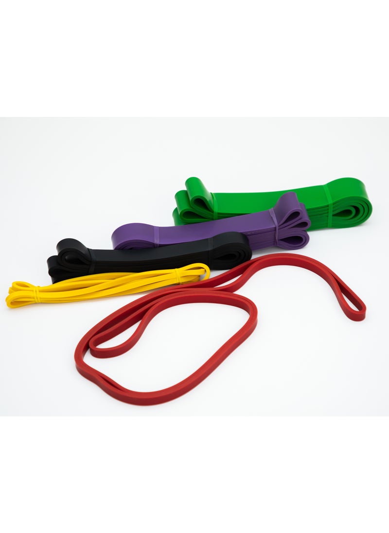 COMMANDO Resistance Band Set Of 5 Different Strengths  - Image 3