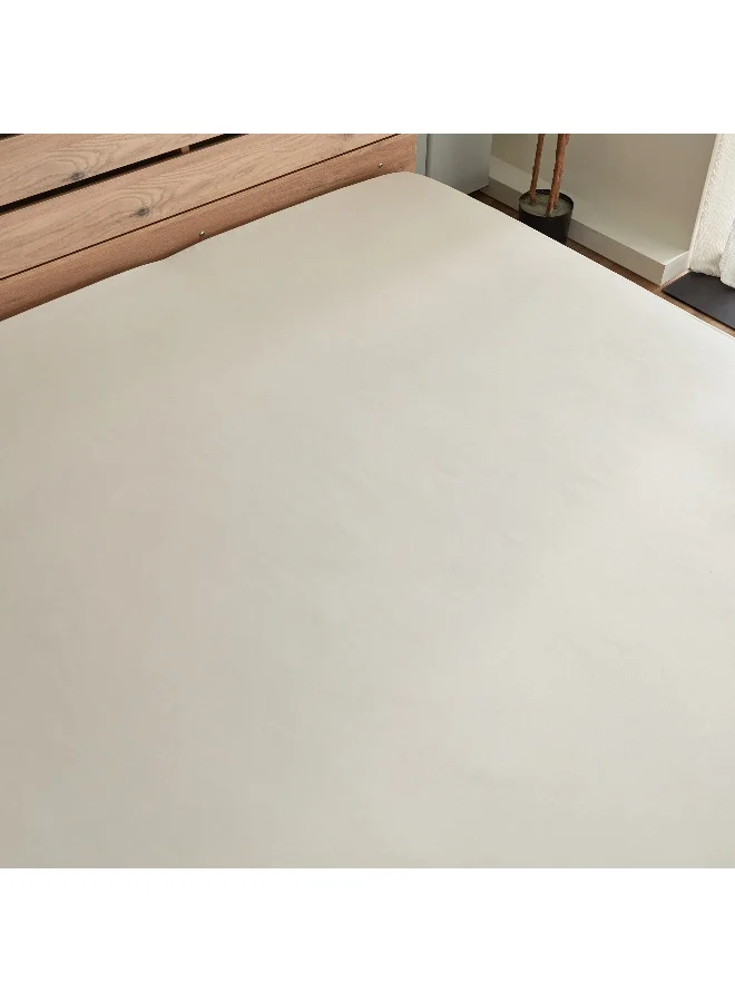 هوم بوكس شرشف سرير مقاس كينج ديربي مايكروفايبر 180x200+25 سم