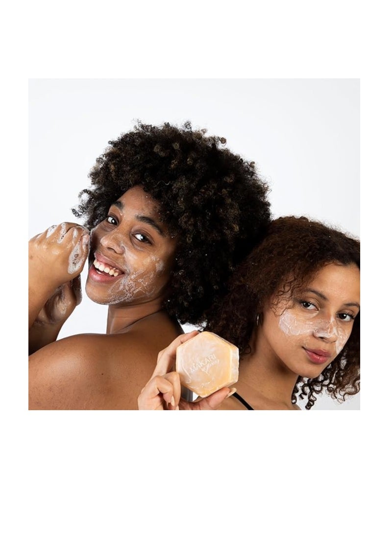 ماكاري صابون ماكاري الكلاسيكي بالكبريت ٢١٠ مل - صابون مضاد لحب الشباب للوجه والجسم - منظف مرطب يحارب عيوب حب الشباب، المسام المسدودة، الزيوت، والتهيج. - Image 2