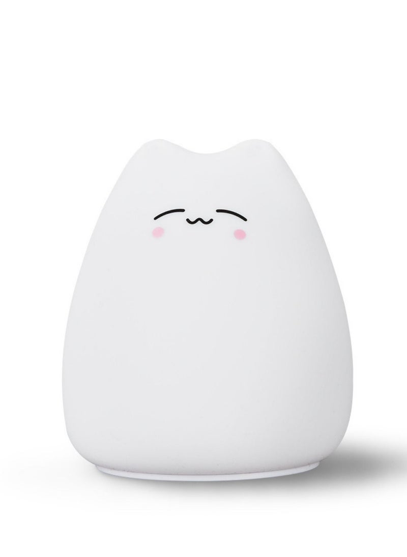 Arabest - Silicone night light, cute cat, colorful color changing clapping light (Clever cat) - Image 1