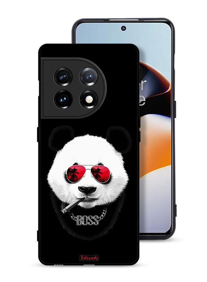 Tolwak OnePlus 11 5G Protective Case Cover Boss Panda - Image 1