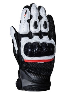 Oxford Oxford Sports Short Gloves Black & White-Large  - Image 1