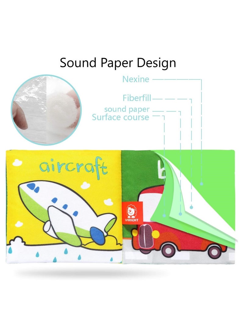 TEGRILO Soft Cloth Books, Non-Toxic, Fabric Book 5 Pcs Washable Soft Cloth Book For Toddler Kids Learning Gifts. - Image 5