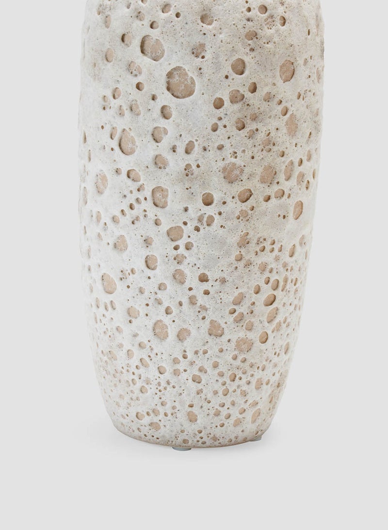 AL HUZAIFA FURNITURE Noam Ceramic Vase In Dotted Design  - Image 2