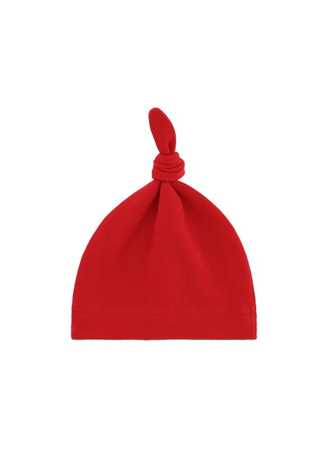 3PCS Newborn Baby Warm Hat Kids Beanies Knotted Cap Sleep Cap Hats - Image 3