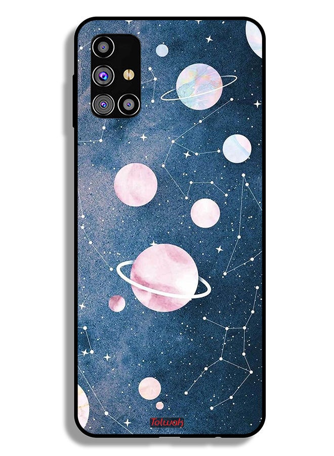 Tolwak Samsung Galaxy M31s Protective Case Cover Space Art - Image 2