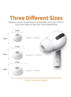 ماركة غير محددة 12 قطعة من سماعات الأذن البديلة لـ AirPods Pro الأبيض  - Image 5
