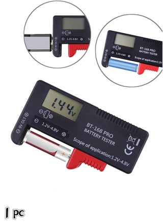 Battery Tester Checker, Digital Display Battery Tester Checker for 9V 1.5V, AA AAA C D Button Cell Batteries Checker, Small Volt Checker for All Batteries DT168 Pro -1Pack - pzsku/ZFFCC3FD2BF005DB67335Z/45/1746231055/ae98dc29-c090-45d5-9621-f5d1e6d8ba21