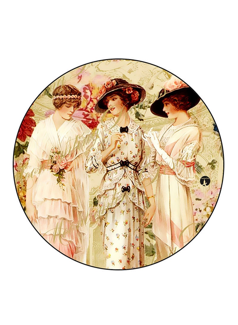 RKN Vintage Art Printed Pin Multicolour - Image 1