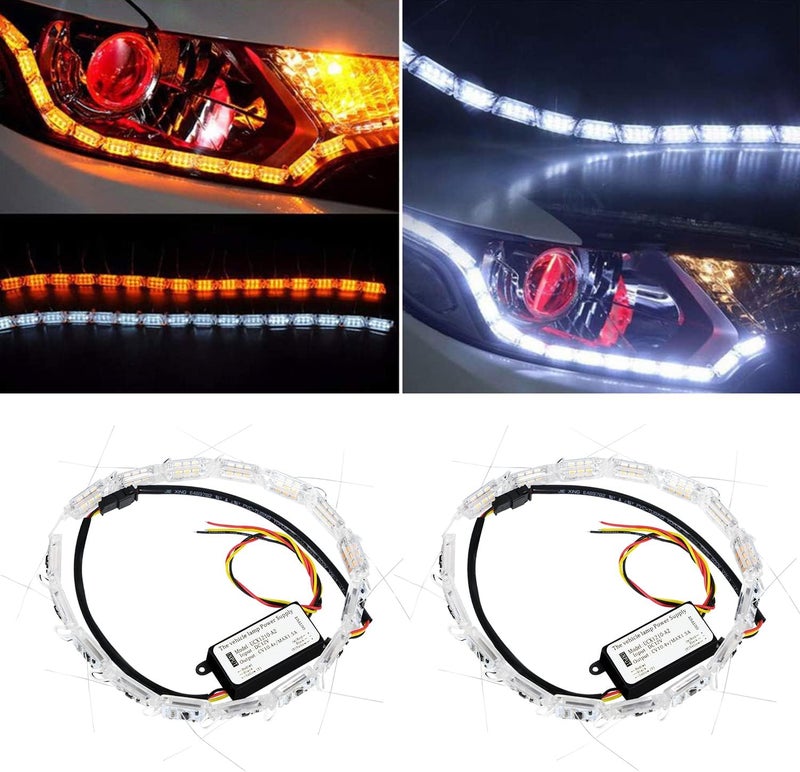 Grandview 2pcs Flexible Car LED Strip Lights - Image 1