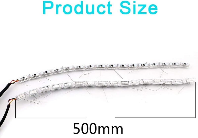 Grandview 2pcs Flexible Car LED Strip Lights - Image 5