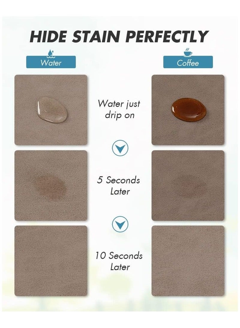 Y&D Coffee Mat Kitchen Counter Absorbent Dish Drying Easy Clean Heat Resistant Multiple Usage Machine Rack Brown  - Image 2