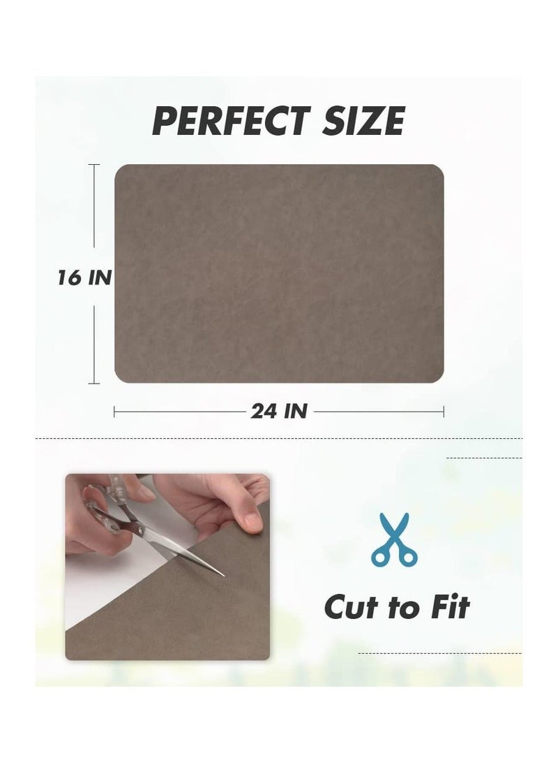 Y&D Coffee Mat Kitchen Counter Absorbent Dish Drying Easy Clean Heat Resistant Multiple Usage Machine Rack Brown  - Image 5