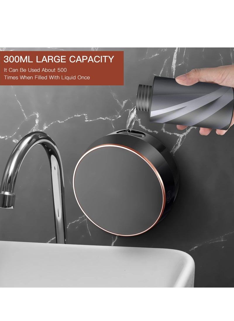 SYOSI - Automatic Foam Soap Dispenser, Wall-Mounted Non-Contact Infrared Intelligent Induction Foam Machine, 300Ml Large Capacity, Suitable For A Variety Of Cleaning Liquids, Can Be Used In Toilets, Kitchens - Image 1