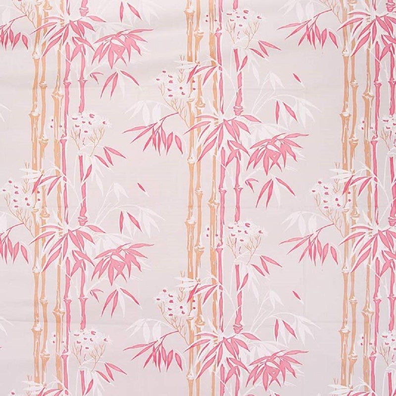 SHAVIN PVC Pink Printed Designer Curtains (Width-54Inches X Height-84Inches) 7ft - Image 3