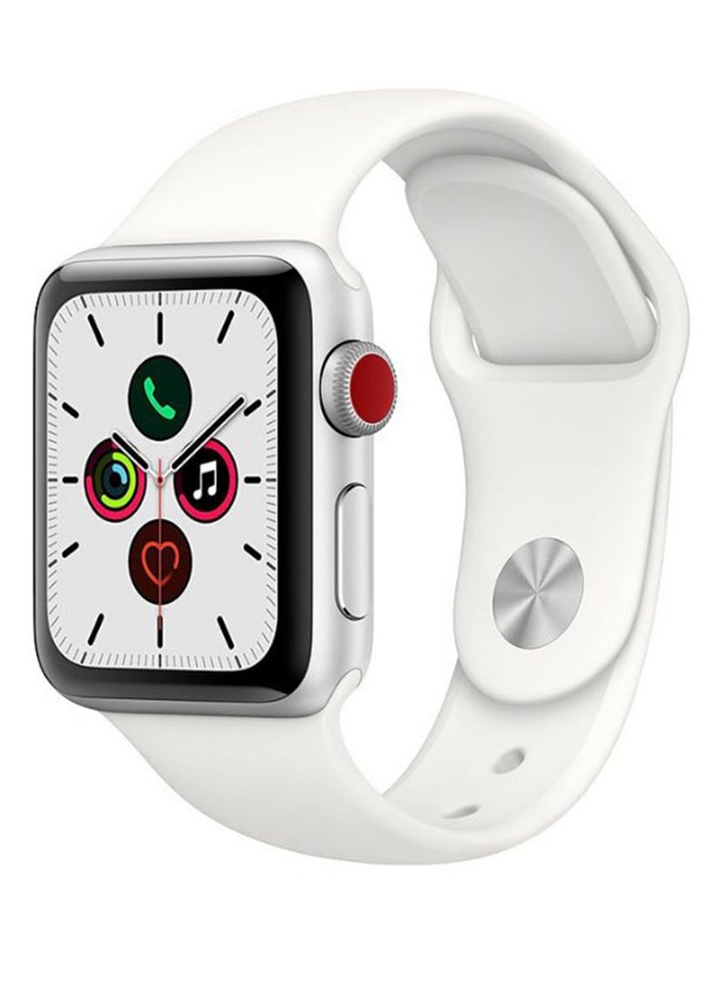 فيسوس شريط استبدال السيليكون لـ Apple Iwatch Series 5/4/3/2/1 45/44/42mm أبيض