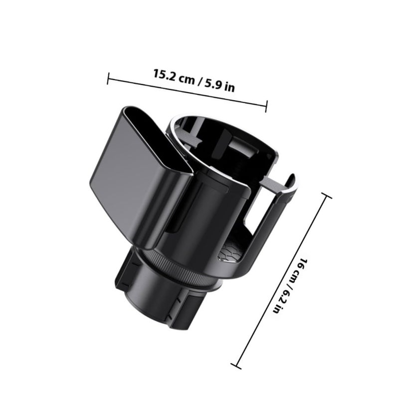 Multifunctional Plastic Car Cup Holder for Water Bottles Travel and Daily Use - Image 3