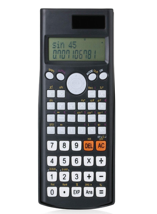 Mr. Pen Scientific Calculator - Solar Powered, 2 Line Display, Fraction & Statistics Calculations for School, College & High School Use - Image 1