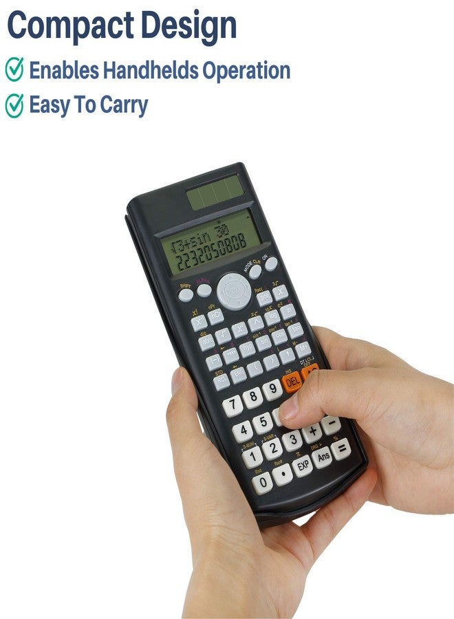 Mr. Pen Scientific Calculator - Solar Powered, 2 Line Display, Fraction & Statistics Calculations for School, College & High School Use - Image 5
